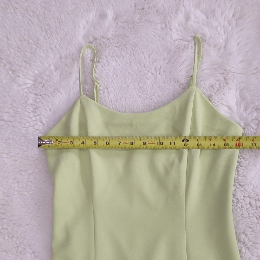 SAGE COLECTIVE Lemon Grass Spaghetti Strap Dress - Picture 13 of 17